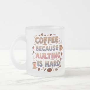 Kaffee: Weil Erwachsenwerden schwer ist - bewaldet Mattglastasse