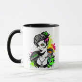 Kaffee, weil Erwachsenwerden schwer ist | Sarcasti Tasse (Links)