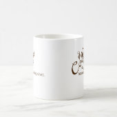 Kaffee, weil Erwachsenwerden schwer witzig ist Kaffeetasse (Mittel)