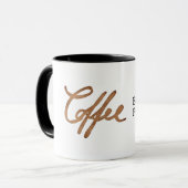 Kaffee, weil Leute lustig sind Tasse (Vorderseite Links)