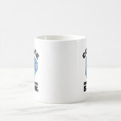 Kaffee, weil Mord ist falsch Funny Coffee Tasse (Mittel)