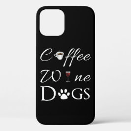 Kaffee Wein Hunde iPhone Case