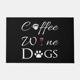 Kaffee Wein Hunde Türmatte