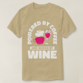 Kaffee Wein Trinken Koffeinierter Wein Drink2 T-Shirt (Design vorne)