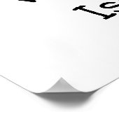 Kaffee - Wenn Sie schlafen, ist das kein Cartoon d Poster (Ecke)