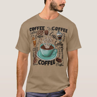 Kaffee Western Kaffee Skeleton Hand Kaffeeliebhabe T-Shirt