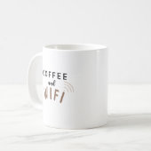 Kaffee & WiFi - Kaffee- und Teezubereitung Tasse (Vorderseite Links)