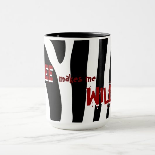 Kaffee Wild (schwarz) Große Tasse (Zentrum)