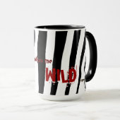 Kaffee Wild (schwarz) Große Tasse (VorderseiteRechts)