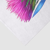 Kaffee & Wildblumen Seidenpapier (Detail)