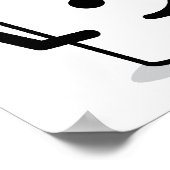 Kaffee wird dich retten Lustiges Poster Schild (Ecke)