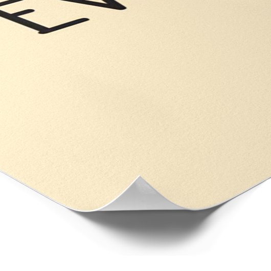 Kaffee wird mir zugesetzt poster (Ecke)