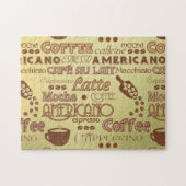 Kaffee-Wörter Puzzle (Horizontal)