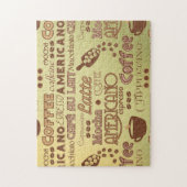 Kaffee-Wörter Puzzle (Vertikal)