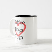 Kaffee-Yoga verfolgt Tasse (Vorderseite Links)