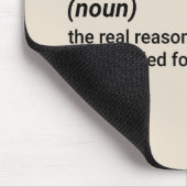 Kaffee, Zahlen & Witze - Funny Accountant Mousepad (Ecke)