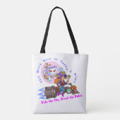 Kaffee & Zauberhexe Tasche (Rückseite)