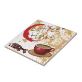 Kaffee-Zeit Fliese (Seite)