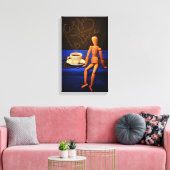 Kaffee - Zeit Leinwanddruck (Insitu (Wohnzimmer))