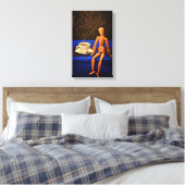 Kaffee - Zeit Leinwanddruck (Insitu (Schlafzimmer))