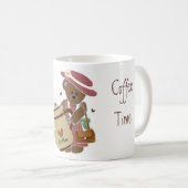 Kaffee-Zeit-Schale Kaffeetasse (VorderseiteRechts)