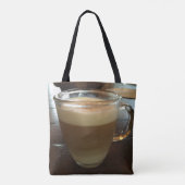 Kaffee Zeit-Tasche Tasche (Rückseite)