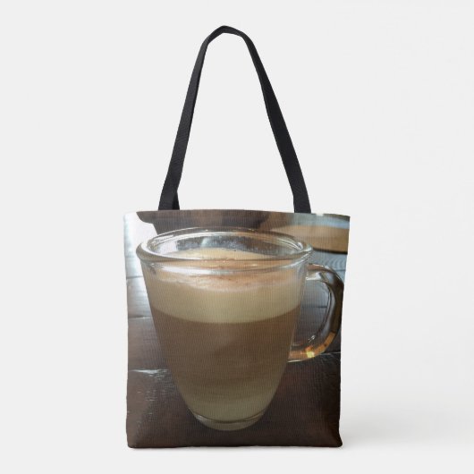 Kaffee Zeit-Tasche Tasche (Rückseite)