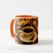 Kaffee - Zeit Tasse (Vorderseite Links)