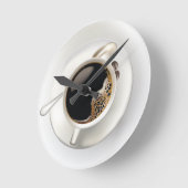 Kaffee-Zeit-Wanduhr Runde Wanduhr (Winkel)