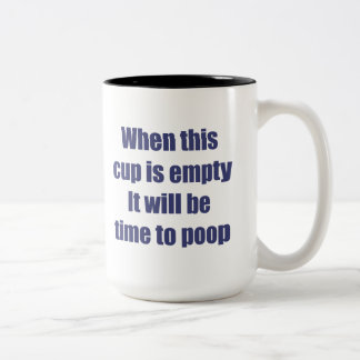 Kaffee-Zeit Zweifarbige Tasse