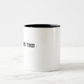 Kaffee-Zeit Zweifarbige Tasse (Mittel)