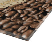 Kaffee-Zeitglasschneidenbrett Schneidebrett (Ecke)