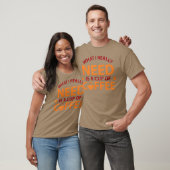 Kaffee-Zitat Hippie-Mädchen T-Shirt (Unisex)