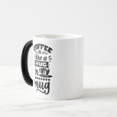 Kaffee-Zitat Verwandlungstasse (Vorderseite Links)