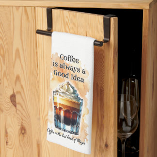 Kaffee-Zitate-Küchendekor Geschirrtuch