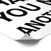 Kaffee Zittern Witziges Poster (Ecke)