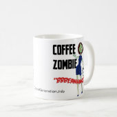 Kaffee-Zombie-Tasse Kaffeetasse (VorderseiteRechts)