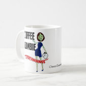Kaffee-Zombie-Tasse Kaffeetasse (Vorderseite Links)