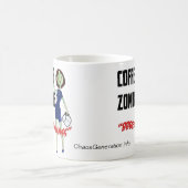 Kaffee-Zombie-Tasse Kaffeetasse (Mittel)