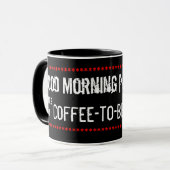 Kaffee-zu-Bett-Service Tasse (Vorderseite Links)