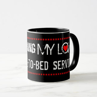 Kaffee-zu-Bett-Service Tasse