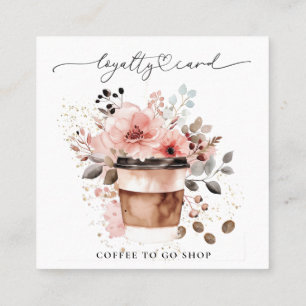 *~* Kaffee zu gehen - Espresso QR belohnt Blumenko Treuekarte