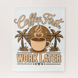 Kaffee zuerst, Arbeit später – Angetrieben von Kof Puzzle