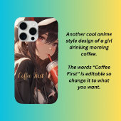 Kaffee zuerst Case-Mate iPhone hülle