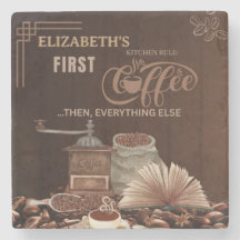 Kaffee zuerst, dann alles andere Küchenregel
