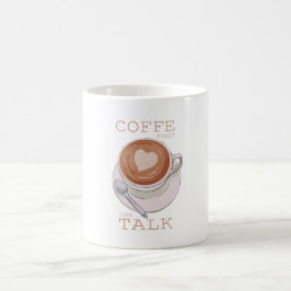 Kaffee zuerst, dann reden – Lustiger Morgencoffee- Kaffeetasse