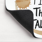 Kaffee zuerst dann reden Tasse Stände Mousepad (Ecke)
