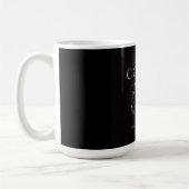 Kaffee zuerst Frieden Kaffeetasse (Links)