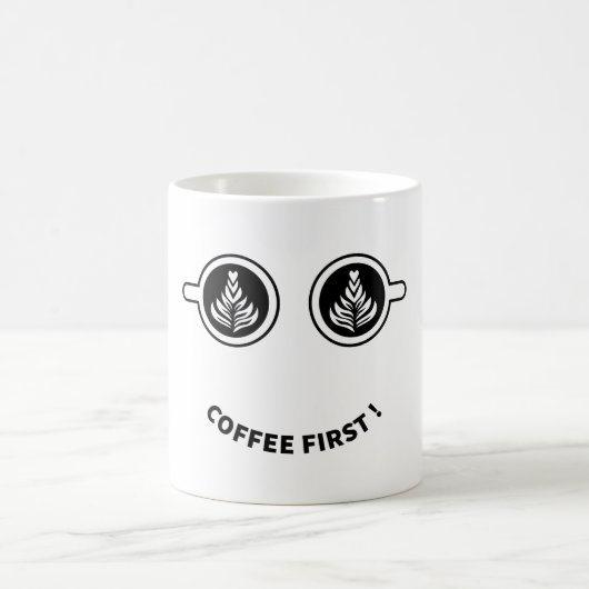 Kaffee zuerst kaffeetasse (Mittel)