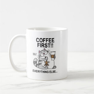 Kaffee zuerst! kaffeetasse